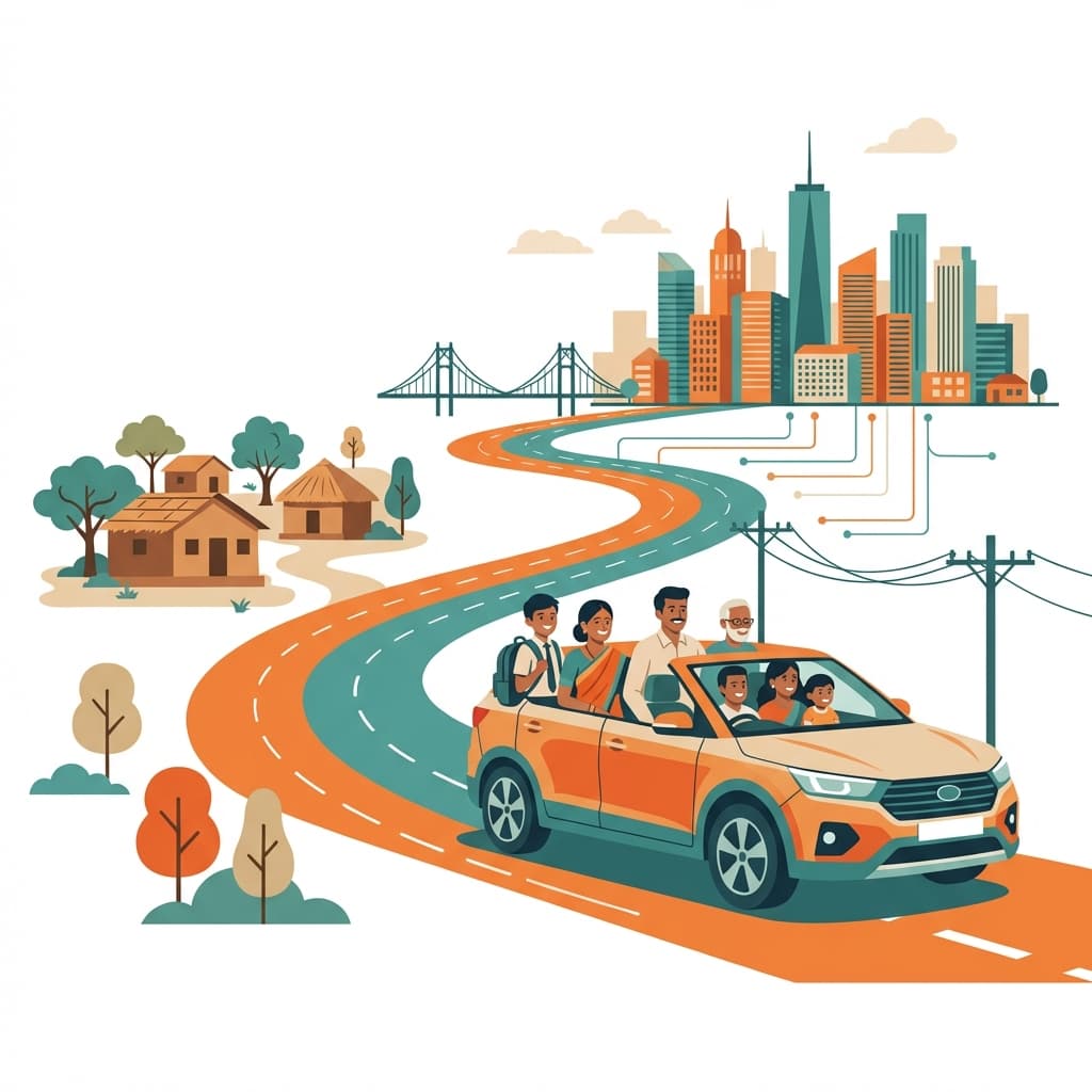 RaahiOne Journey - Connecting Villages to Cities